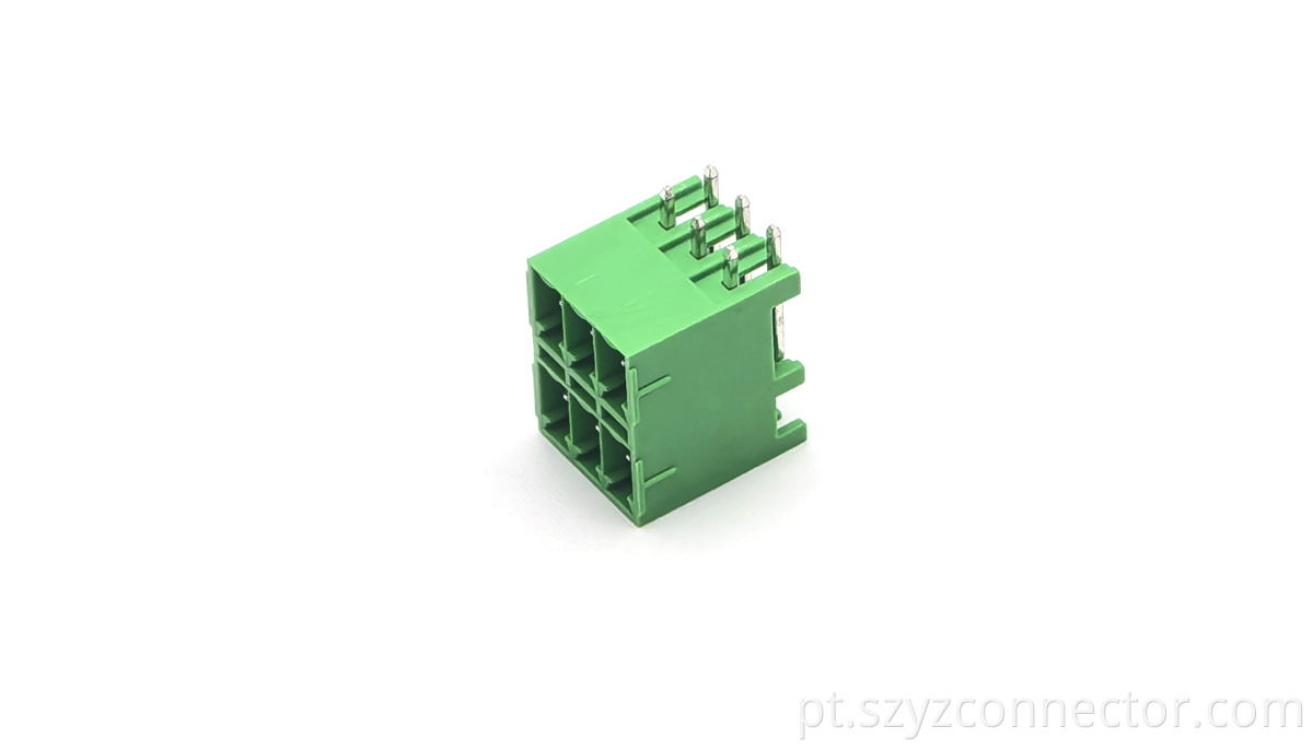 3.5mm pluggable terminal blocks pa66 material